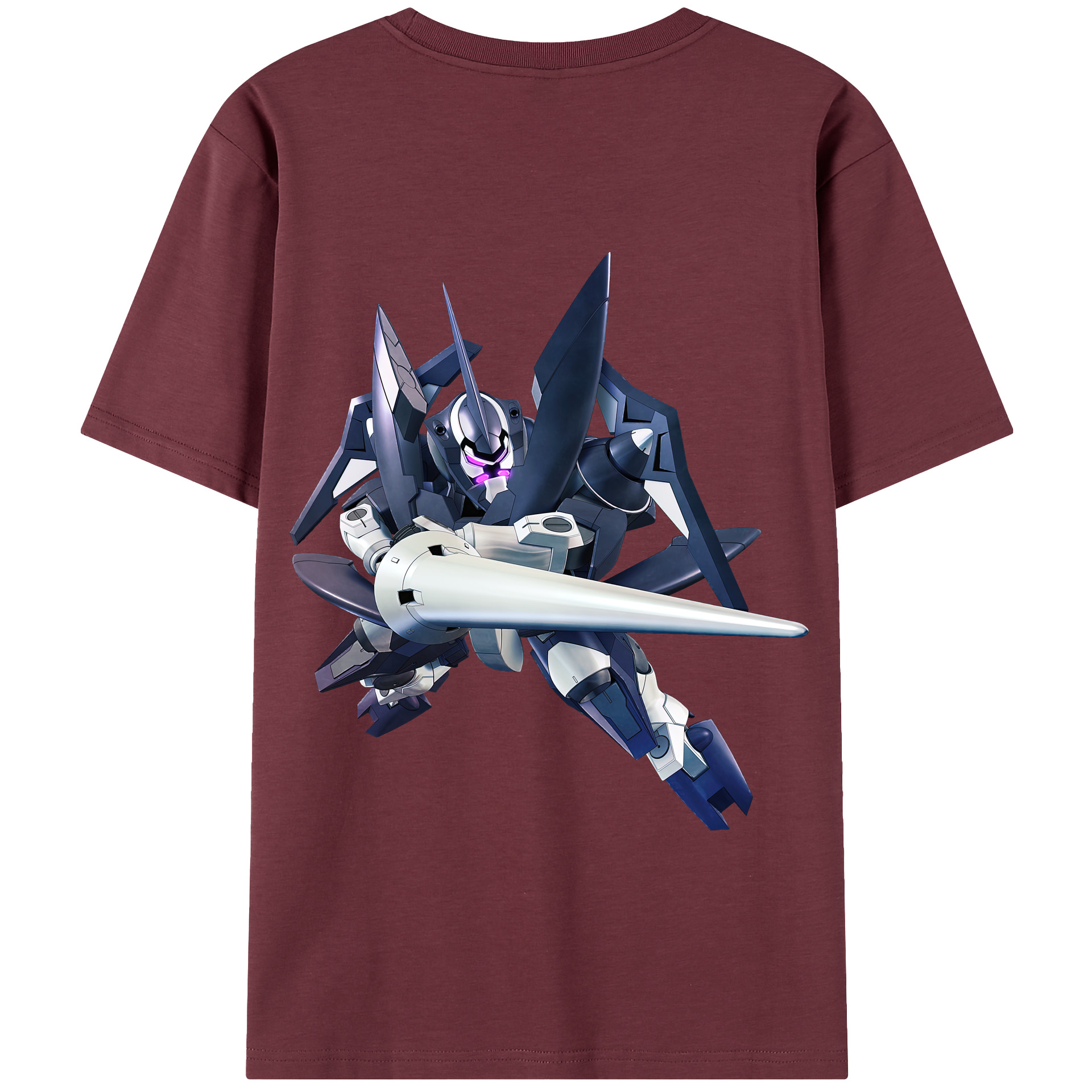 （画像用） 機動戦士ガンダム Mobile Suit Gundam 綿100％半袖Tシャツ（背面プリント）